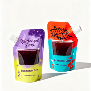 Sacchetto per Bevande Resistente all'Umidità con Beccuccio per Succhi Biologici, Alimenti per Bambini e Snack Liquidi - Product Image 1