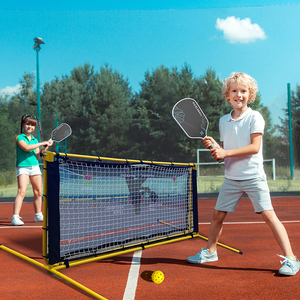 Pickleball thực hành rebounder Net pickleball rebounder pickleball Net xách tay 2 trong 1 huấn luyện viên cho dink volley Đào Tạo - Product Image 1