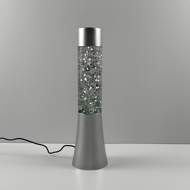 Decorative Battery Powered LED Glitter Night Light Warm White Contemporary Design Middle Size Home Accent Lighting