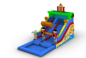 Château gonflable sur le thème des pirates, parcours d'obstacles, toboggan, jeux gonflables pour <span class=keywords><strong>enfants</strong></span>, fête en plein air, amusement pour les <span class=keywords><strong>enfants</strong></span> - Product Image 2
