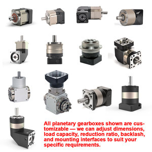 Réducteur de précision à engrenages hélicoïdaux planétaires série <span class=keywords><strong>DBR</strong></span>, faible jeu, couple élevé, rigidité P65 pour moteur pas à pas et automatisation CNC - Product Image 6