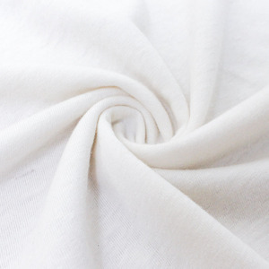 190gsm len pha trộn 50% polyester 30% Linen 20% Len Jersey đồng bằng vải dệt kim cho mùa đông may - Product Image 5