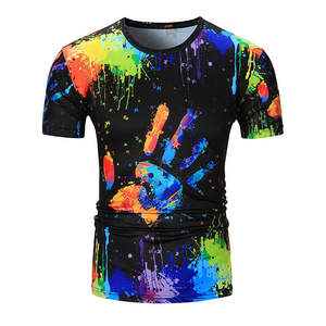 เสื้อยืดพิมพ์ลายสไตล์ระเหิด,เสื้อยืดพิมพ์ลายสไตล์อินดี้เรโทรเสื้อยืด Selvagio - Product Image 5