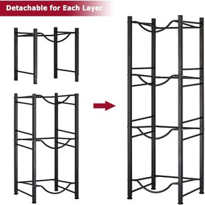<span class=keywords><strong>5</strong></span> gallon Stackable chai nước lưu trữ tổ chức giá - Product Image 2
