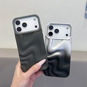 เคสสำหรับ <span class=keywords><strong>iPhone</strong></span> 17 ลายไล่สีแบบไม่สม่ำเสมอ 3 มิติ ลายพับย่น ป้อง<span class=keywords><strong>กัน</strong></span>การกระแทก ผลิตจาก TPU สำหรับ <span class=keywords><strong>iPhone</strong></span> 14 15 16 17 <span class=keywords><strong>Pro</strong></span> <span class=keywords><strong>Max</strong></span> - Product Image 3