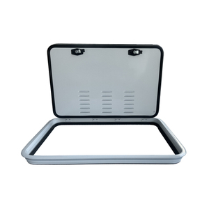 Puerta de Almacenamiento de Equipaje de Aleación de Aluminio para Autocaravana, <span class=keywords><strong>Caravana</strong></span> o Casa Rodante, con Ventilación - Product Image 1