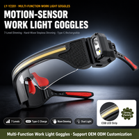 Lampe frontale COB à batterie lithium longue durée, idéale pour la course à pied, le cyclisme, la randonnée, petite lampe portable multifonction pour le camping