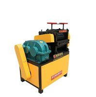 Redresseuse de barres d'acier CNC VFD avec servomoteur, vitesse variable, écran tactile, sans dommages de surface, moteur haute performance