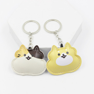 Llavero al por mayor, nuevo, con diseño <span class=keywords><strong>de</strong></span> perro y gato <span class=keywords><strong>de</strong></span> dibujos animados para niñas, accesorio para bolso, coche, regalos, soporte para llaves <span class=keywords><strong>de</strong></span> cintura - Product Image 6