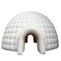 Tente Igloo gonflable géante à Led, personnalisée, grande taille, pour publicité, fête à dôme d'air
