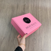 Boîte d'expédition de luxe personnalisée en carton kraft recyclé avec pelliculage mat pour emballage de vêtements, couleur et taille personnalisées, marque ES