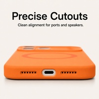 Coque de téléphone magnétique en silicone liquide souple C0457 avec protection intégrale de l'appareil photo et des boutons pour iPhone 16 17 Air 15 Pro 14 13 12 11 18 Pro Max