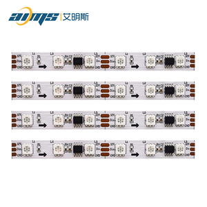 Hot Bán Ma Thuật Giấc Mơ Màu Linh Hoạt Không Thấm Nước Led Strip Lights12v 60Leds IC Bên Ngoài Ws2811 Mix Color Địa Chỉ LED Strip - Product Image 3