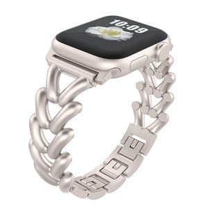 ดรอปชิปรูปแปดสายโลหะสำหรับ iWatch Series ultra 8 7 6 SE <span class=keywords><strong>5</strong></span>สายสแตนเลสสำหรับ <span class=keywords><strong>applewatch</strong></span> band 41มม. 45มม. 49ม. - Product Image 1