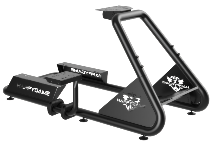 Soporte de simulador negro + Soporte para palanca de cambios