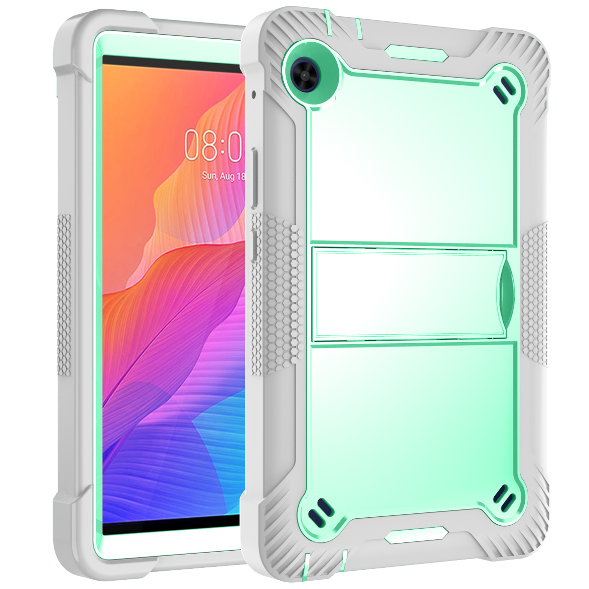 Verde Menta + Gris