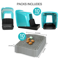 Nouvelle Boîte d'élevage automatique pour poulets, Cage de couvaison type Villa, en plastique, Vente en gros Chine, Garantie 2 ans