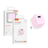 SOMOSTEL Q112 20W PD Pengisi Daya Cepat Mini Portabel USB-C Adaptor Dinding untuk IPhone/Android/Tablet - Desain Hemat Panas & Ramah Perjalanan