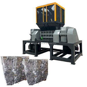 Tianyu 1000 Broyeur à tambour chimique en plastique robuste Big Blue Oil Barrel Double Shredder Machine - Product Image 1