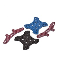 Pièces de modèle RC en fibre de carbone 3K CNC OEM, découpe personnalisée, accessoires de cadre en plaque de fibre de carbone pour avion, hélicoptère, voiture RC