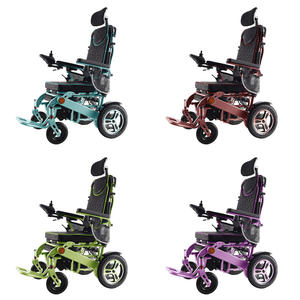 Sedia a Rotelle Elettrica Reclinabile con Posizione Regolabile a 180 Gradi per Disabili - Product Image 5