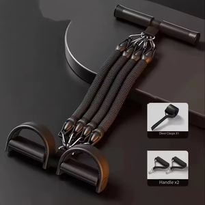 Conjunto de banda de ejercicio Yoga Pilate Rehab Fitness entrenamiento de fuerza Pedal banda de resistencia conjunto Pedal cuerda de tensión dispositivo de asistencia para sentarse - Product Image 3
