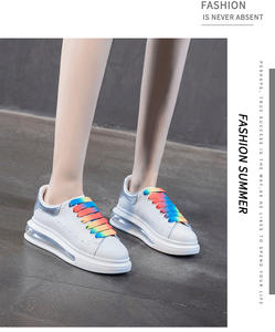 Zapatillas de Plataforma Blancas de Diseño de Lujo para Mujer y Hombre, Calzado Casual para Caminar, Antideslizantes, Cómodas, Punta Cerrada, Primavera Invierno - Product Image 6