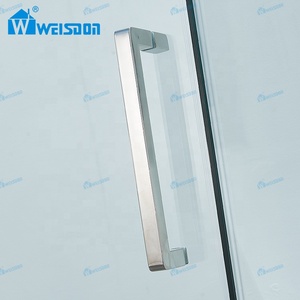 Custodia per <span class=keywords><strong>doccia</strong></span> scorrevole in <span class=keywords><strong>vetro</strong></span> temperato con porta <span class=keywords><strong>doccia</strong></span> in acciaio inossidabile di Design di lusso Weisdon - Product Image 6