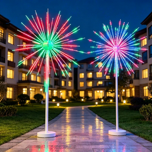 Celebration Focused Firework <b>Trees</b> Turn Open Venues into Brighter Festive Destinations for Evening Crowds - Product Image 1