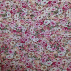 Tissu Popeline 100% Coton Imprimé Numérique Floral Impressionniste Artistique Uni 100GSM Motif Floral Peint Intégral Chic pour Robe - Product Image 2