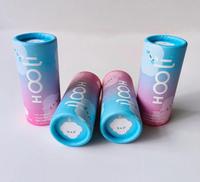 Boîte d'emballage en tube de papier cylindrique personnalisé écologique, tubes en carton kraft