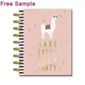 2022-2023 Custom Printing Cute Happy Vintage Journal Organizer Diary Spiral <strong>Notebook</strong> A5 <strong>Disc</strong> Bound Planner - Product Image 1