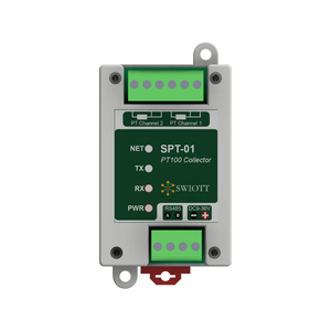 Sensor de Temperatura Industrial HVAC SPT-01 de Alta Precisión con Conversión AD de 2 Canales, Precisión de 0.3°C y Comunicación RS485 Aislada - Product Image 2
