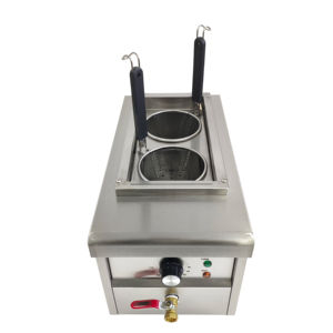 Cuocipasta Elettrico Commerciale a <span class=keywords><strong>2</strong></span> Cestelli in Acciaio Inox, Attrezzatura da Cucina per Casa, Ristorante e Venditori Ambulanti - Product Image 3
