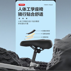 Kids Mountain <b>Bike</b> 24 <b>Inch</b> With Gears For 8-14 Years Old Children Silver Gray Color - Product Image 4