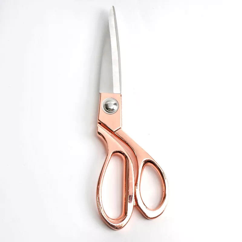Профессиональные высокопрочные портные ножницы 8,5 дюйма, розовое золото, ножницы из нержавеющей стали для портных, розовое золото
