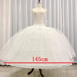 8 Hoops Big <strong>White</strong> Quinceanera Dress Petticoat Super Fluffy Crinoline Slip <strong>Underskirt</strong> for Wedding Ball Gown Diameter - Product Image 3