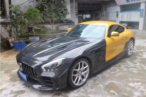 กันชนหน้าและหลังสปอยเลอร์สไตล์คาร์บอนไฟเบอร์สำหรับรถเบนซ์ AMG GT GTC GTS - Product Image 5