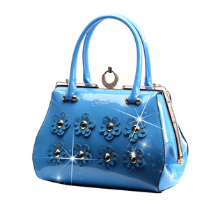 Sac à main Brangio orné de fleurs brillantes - Product Image 4