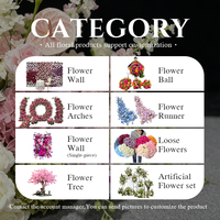 Boule de fleurs artificielles pour mariage, roses roses et violettes mélangées, décoration florale pour hôtel, banquet de mariage, allée et table