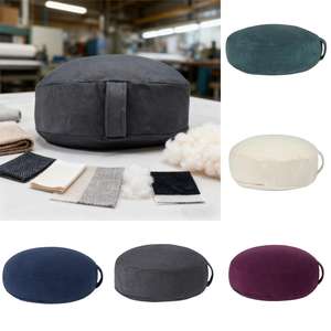 Housses de coussin de yoga en microfibre suédée OEM, sur mesure, douces et durables, pour cylindres de yoga, lavables - Product Image 1