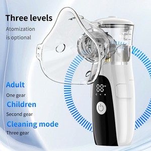 Nébuliseur portable rechargeable avec écran numérique intelligent, pour usage domestique pédiatrique, doté de 3 réglages ajustables automatiques - Product Image 5