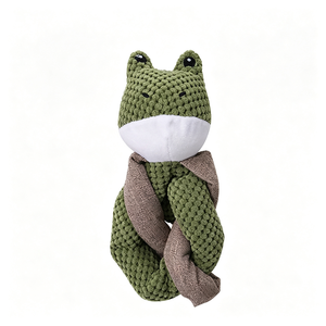 Jouet <span class=keywords><strong>à</strong></span> mâcher en peluche de lapin de dessin animé couineur, pour le divertissement autonome et le soulagement de l'ennui, résistant aux morsures pour chiens de taille moyenne <span class=keywords><strong>à</strong></span> grande - Product Image 3