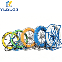 YILI 8mm*150m Carrete Continuo de Alambre para Tensar Cables, Varilla de Fibra de Vidrio para Conductos, Desatascador de Conductos, Serpiente para Conductos, Mini Desatascador de Conductos