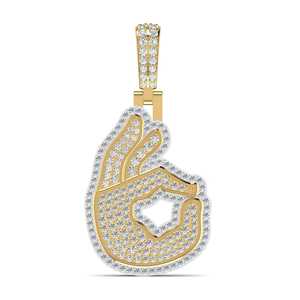 Pendentif Hip-Hop en or blanc avec diamant naturel Chaîne personnalisée de luxe pour femmes Cadeau de Noël - Product Image 2