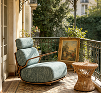 Chaise de bureau et de salon multifonctionnelle en tissu moderne, emballage personnalisable, fabricant direct, montage facile
