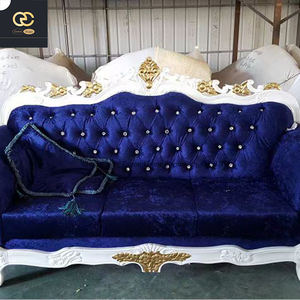 أريكة منحوتة فاخرة مستوردة من الفيلا الراقية لغرفة المعيشة تصميم إبداعي للأريكة الأبنوس الراقية - Product Image 3