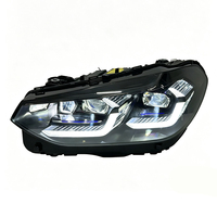 Phare avant bicolore SJC Auto pour BMW X3 G01 G08 2018-2021, phares jaunes et blancs, feux de jour DRL, phare laser LED avec prix d'usine