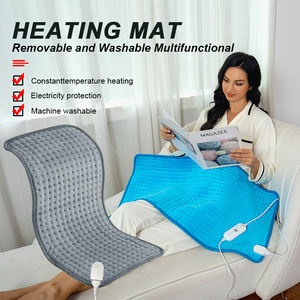 Hot Sale Electric Pad <span class=keywords><strong>Massage</strong></span> gerät Kohle faser Fernbedienung Temperatur gesteuertes wasch bares Polyester Hot Pack für die Hals schulter - Product Image 5