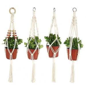 Panier-cadeau <span class=keywords><strong>en</strong></span> osier <span class=keywords><strong>en</strong></span> gros, vases, socle <span class=keywords><strong>en</strong></span> bois et béton pour plantes, plateau <span class=keywords><strong>en</strong></span> mousse, balcon suspendu, <span class=keywords><strong>grand</strong></span> pot de fleurs d'intérieur - Product Image 6